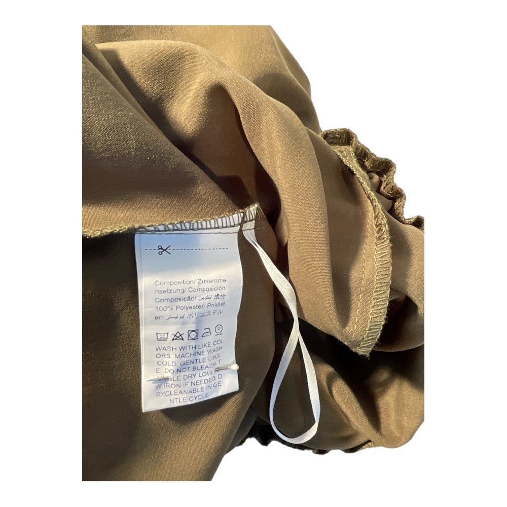 SHEIN Women’s EZwear Solid High Waist Flap Pocket Cargo Pants - Picture 6 of 10